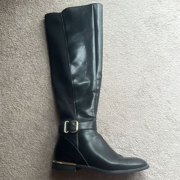 Liz Claiborne Womens Jepson Stacked Heel Over the Knee Boots! - Picture 2 of 12
